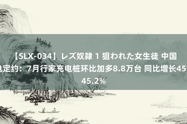 【SLX-034】レズ奴隷 1 狙われた女生徒 中国充电定约：7月行家充电桩环比加多8.8万台 同比增长45.2%